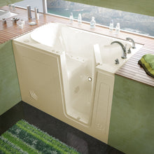 Load image into Gallery viewer, MediTub Walk-In 30 x 54 Right Drain Biscuit Air Jetted Walk-In Bathtub - 3054RBA