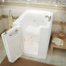 Load image into Gallery viewer, MediTub Walk-In 32 x 38 Left Door White Whirlpool &amp; Air Jetted Walk-In Bathtub - 3238LWD