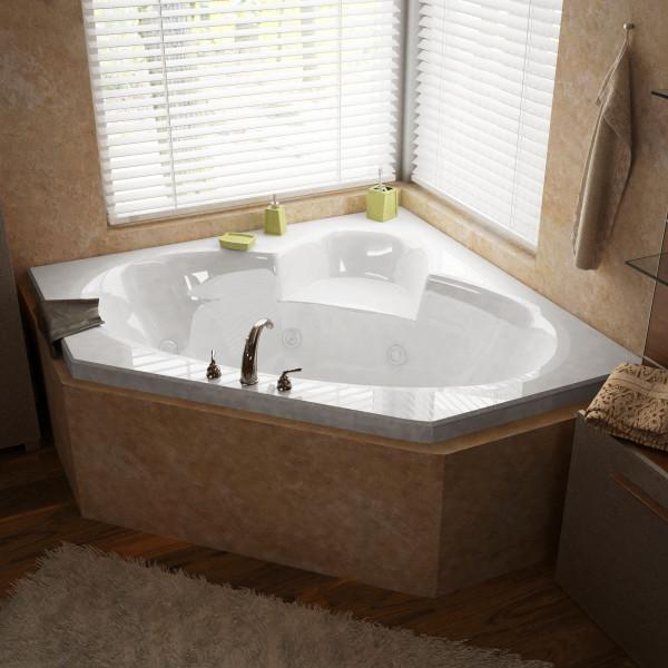 Atlantis Whirlpools Sublime 60 x 60 Corner Air & Whirlpool Jetted Bathtub Right Sided - 6060SDR