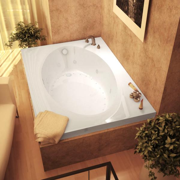 Atlantis Whirlpools Vogue 42 x 72 Rectangular Air & Whirlpool Jetted Bathtub Right Sided - 4272VCDR