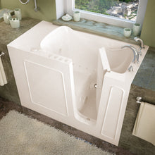 Load image into Gallery viewer, MediTub Walk-In 26 x 53 Right Drain Biscuit Whirlpool &amp; Air Jetted Walk-In Bathtub - 2653RBD