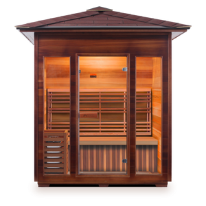 Enlighten Sauna - Sunrise 4 Dry Traditional Outdoor Sauna
