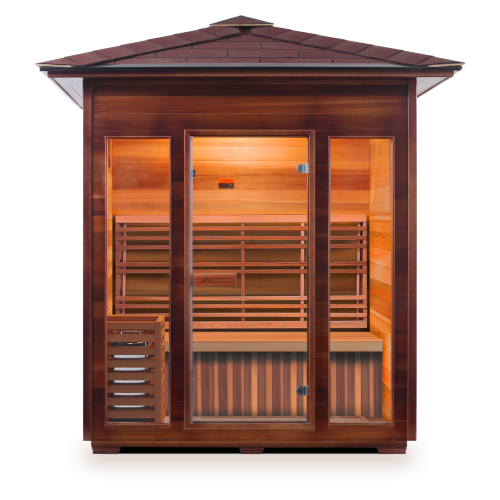 Enlighten Sauna - Sunrise 4 Dry Traditional Outdoor Sauna