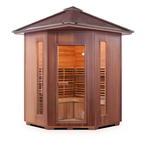 Enlighten Sauna - Sunrise 4 Corner Dry Traditional Sauna