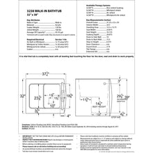 Load image into Gallery viewer, MediTub Walk-In 32 x 38 Right Door White Soaking Walk-In Bathtub - 3238RWS