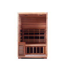 Load image into Gallery viewer, Enlighten Sauna - Sapphire 2 Indoor Infrared/Traditional Hybrid Sauna
