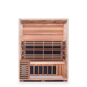 Enlighten Sauna - Sapphire 3 Indoor Infrared/Traditional Hybrid Sauna