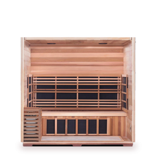 Load image into Gallery viewer, Enlighten Sauna - Sapphire 4 Indoor Infrared/Traditional Hybrid Sauna