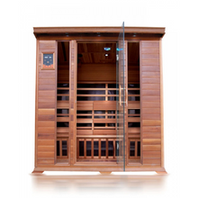Load image into Gallery viewer, 4 Person Cedar Sauna w/Carbon Heaters - HL400K Sequioa (In Stock 03/12)