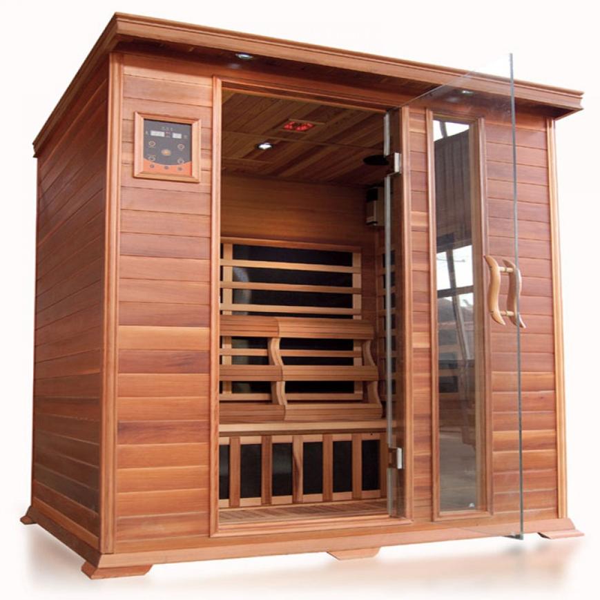 3 Person Cedar Sauna w/Carbon Heaters - HL300K Savannah (8-10 Week Lead Time)