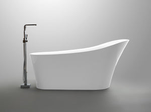 Maple Series 5.58 ft. Freestanding Bathtub in White