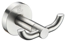 Load image into Gallery viewer, Caster Series Double Robe Hook in Brushed Nickel