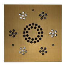 Load image into Gallery viewer, ThermaSol Serenity Light and Music System antique brass square