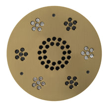 Load image into Gallery viewer, ThermaSol Serenity Light and Music System round satin brass