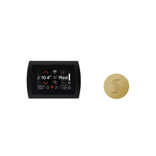 Load image into Gallery viewer, ThermaSol Signatouch Control and Steam Head Kit polished brass round
