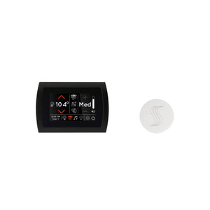 ThermaSol Signatouch Control and Steam Head Kit white round