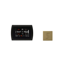 Load image into Gallery viewer, ThermaSol Signatouch Control and Steam Head Kit satin brass square