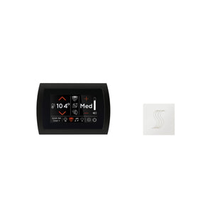 ThermaSol Signatouch Control and Steam Head Kit white square