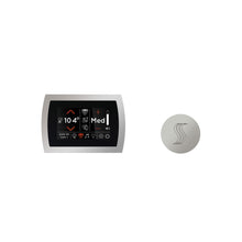 Load image into Gallery viewer, ThermaSol Signatouch Steam Shower Control w/ Trim Upgrade and Steam Head Kit polished chrome round