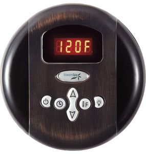 SteamSpa Indulgence QuickStart Acu-Steam Bath Generator Package with Built-in Auto Drain in Oil Rubbed Bronze