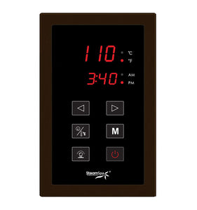 SteamSpa Oasis QuickStart Acu-Steam Bath Generator Package with Touch Controller in Oil Rubbed Bronze