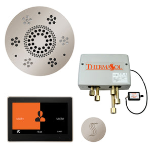 The Total Wellness Package with 10" ThermaTouch Trim Upgraded, by ThermaSol polished nickel