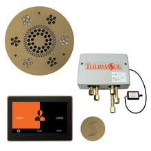 Load image into Gallery viewer, The Total Wellness Package with 10&quot; ThermaTouch Trim Upgraded, by ThermaSol satin brass