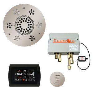 The Total Wellness Package with SignaTouch by ThermaSol round polished nickel
