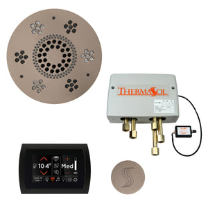 The Total Wellness Package with SignaTouch by ThermaSol round satin nickel