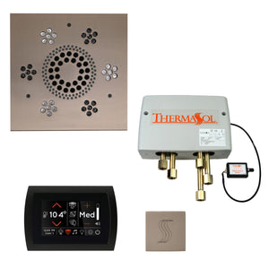 The Total Wellness Package with SignaTouch by ThermaSol square satin nickel