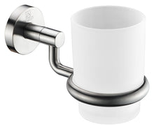 Load image into Gallery viewer, Caster Series 7 in. Toothbrush Holder in Brushed Nickel