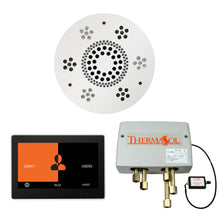 Load image into Gallery viewer, The Wellness Shower Package with ThermaTouch by ThermaSol 10 inch round white