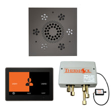 Load image into Gallery viewer, The Wellness Shower Package with ThermaTouch by ThermaSol 10 inch square black nickel