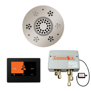 The Wellness Shower Package with ThermaTouch by ThermaSol 7 inch round polished nickel