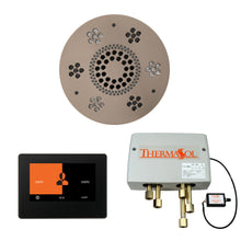 Load image into Gallery viewer, The Wellness Shower Package with ThermaTouch by ThermaSol 7 inch round satin nickel