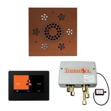 Load image into Gallery viewer, The Wellness Shower Package with ThermaTouch by ThermaSol 7 inch square antique copper