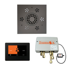 Load image into Gallery viewer, The Wellness Shower Package with ThermaTouch by ThermaSol 7 inch square black nickel