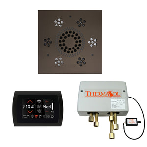 The Wellness Shower Package with SignaTouch by ThermaSol square oil rubbed bronze