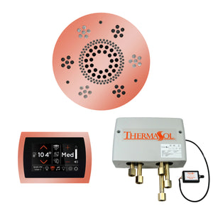 The Wellness Shower Package with SignaTouch Trim Upgraded by ThermaSol round copper