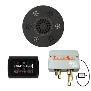 The Wellness Shower Package with SignaTouch Trim Upgraded by ThermaSol round matte black