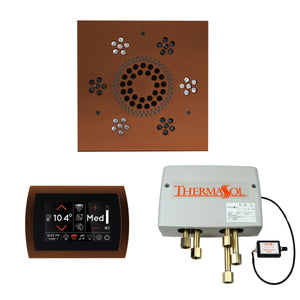 The Wellness Shower Package with SignaTouch Trim Upgraded by ThermaSol square antique copper
