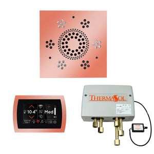 The Wellness Shower Package with SignaTouch Trim Upgraded by ThermaSol square copper