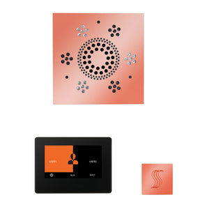 The Wellness Steam Package with ThermaTouch by ThermaSol 7 inch square copper