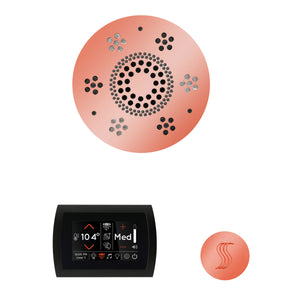 The Wellness Steam Package with SignaTouch by ThermaSol round copper
