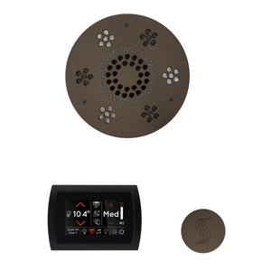 The Wellness Steam Package with SignaTouch by ThermaSol round oil rubbed bronze