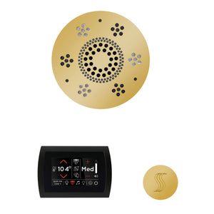 The Wellness Steam Package with SignaTouch by ThermaSol round polished gold