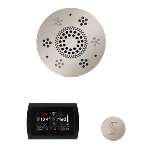 The Wellness Steam Package with SignaTouch by ThermaSol round polished nickel