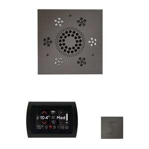The Wellness Steam Package with SignaTouch by ThermaSol square black nickel