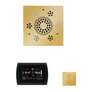 The Wellness Steam Package with SignaTouch by ThermaSol square polished gold